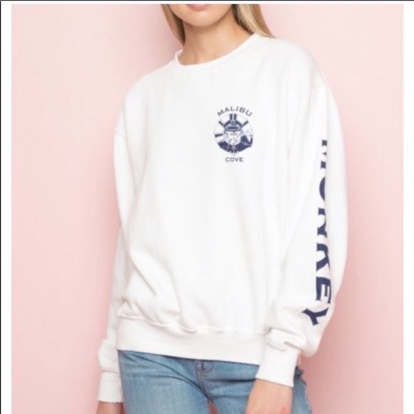 Brandy Melville Tops - Brandy Melville Malibu Cove Sweatshirt